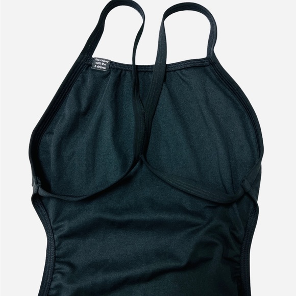 Adidas Infinitex Solid C Back One Piece Swimsuit Black Womens Size 22(2XS) - Picture 6 of 10